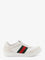 Gucci Screener sneakers in nylon with side Web detail - White