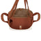 X Nihilo Eight Leather Handbag Tote Bucket Bag Canvas Tan