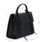 X Nihilo Bank Leather Handbag Work Bag Black