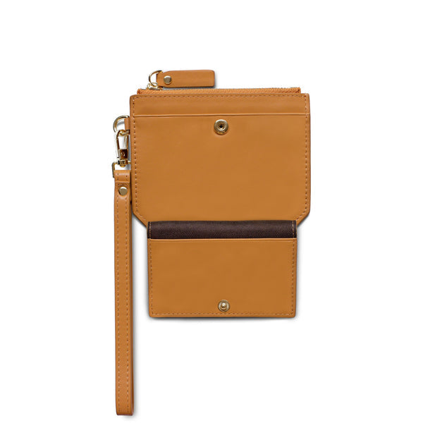X Nihilo Charlie Leather Coin Pouch Mustard