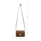 X Nihilo Soleste Continental Leather Crossbody Belt Bag Dark Brown