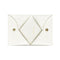 X Nihilo Carla Leather Croc Print Cardholder Milk