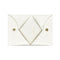 X Nihilo Carla Leather Croc Print Cardholder Milk