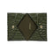 X Nihilo Carla Leather Croc Print Cardholder Olive