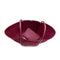 X Nihilo Fifth Avenue Leather Handbag Tote Canvas Burgundy