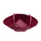 X Nihilo Fifth Avenue Leather Handbag Tote Canvas Burgundy