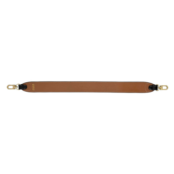 X Nihilo Bag Handle Leather Black Tan