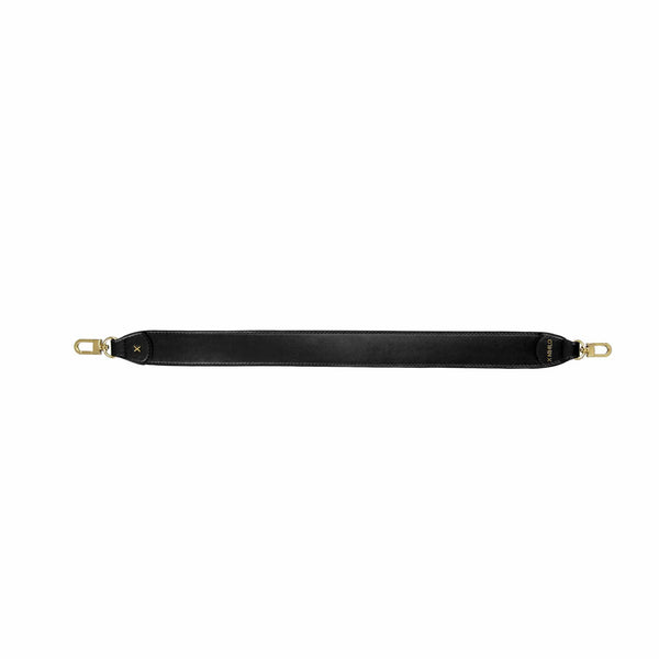 X Nihilo Bag Handle Leather Black Tan
