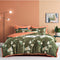 Carnation II Green-Orange Bedset