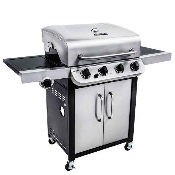 Char-Broil Performance CV 4-Burner Gas BBQ Grill W/Side Burner