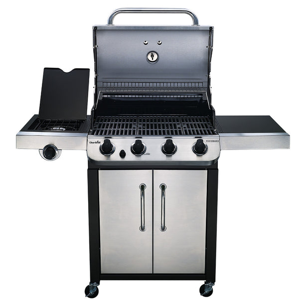 Char-Broil Performance CV 4-Burner Gas BBQ Grill W/Side Burner