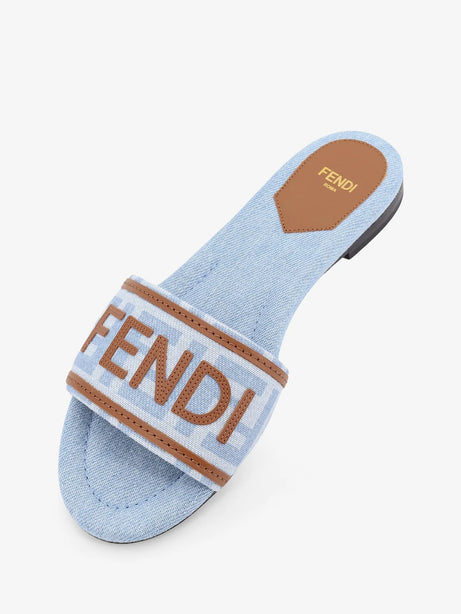 Fendi Sunshine FF denim sandals - Denim Cielo+Sellier