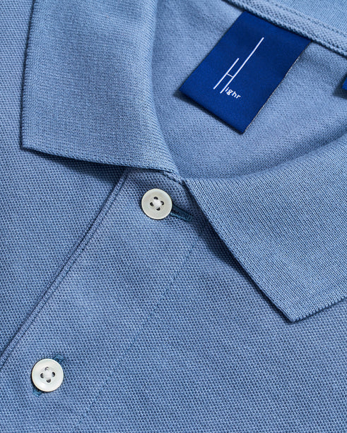 Highr, Sky Blue, Polo Tee