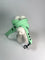 LEASh Pet Leash Biothane - Mint Black Hardware