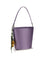 Self-Portrait Satin Bucket Bag - Lilac