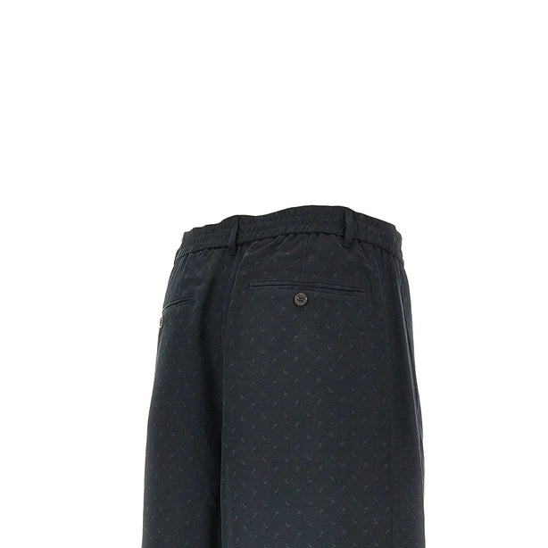 EMPORIO ARMANI Jacquard Paisley fabric shorts