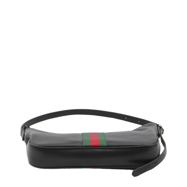 Lunetta Small Soft Hand-Treated Leather Crossbody - Black