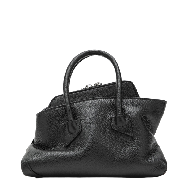 La Passeggiata Mini Bag In Black Leather