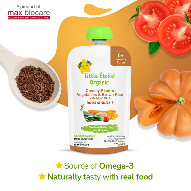 Little Etoile Creamy Risotto, Vegetables & Brown Rice with DHA