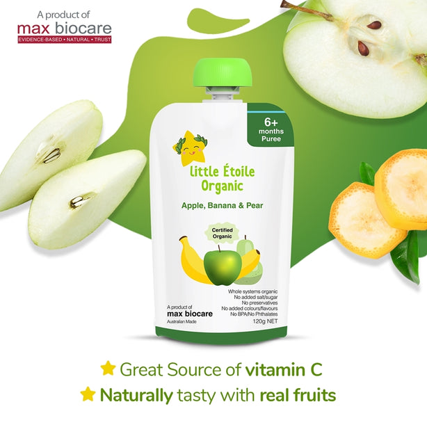 Little Etoile Baby Puree Apple & Banana Pear