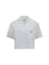 Versace Cropped cotton poplin Shirt - Optical White
