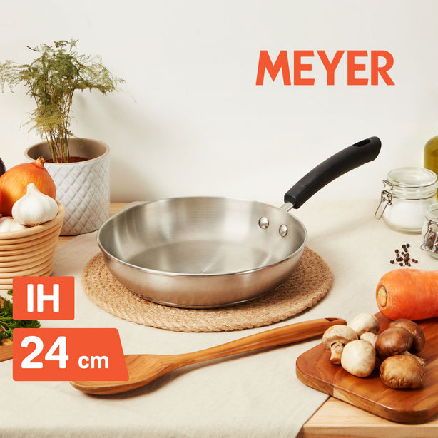Meyer Centennial Stainless Steel 24cm Frypan (Induction)