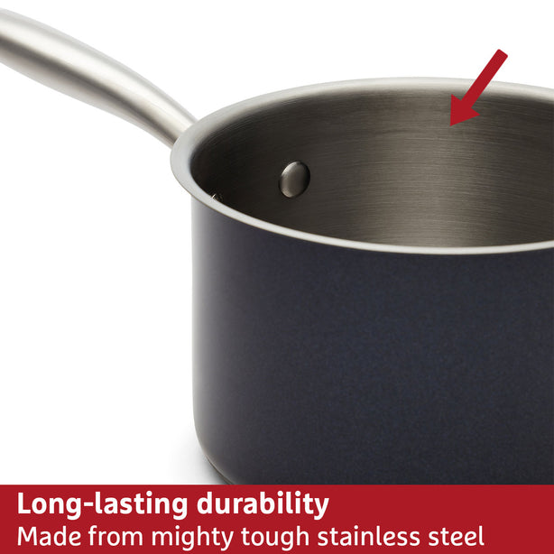 [Prestige] Ih Stainless Steel 18Cm | 2.8L Covered Saucepan - Optisteel