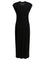 Ami Paris Long sheath dress - Black