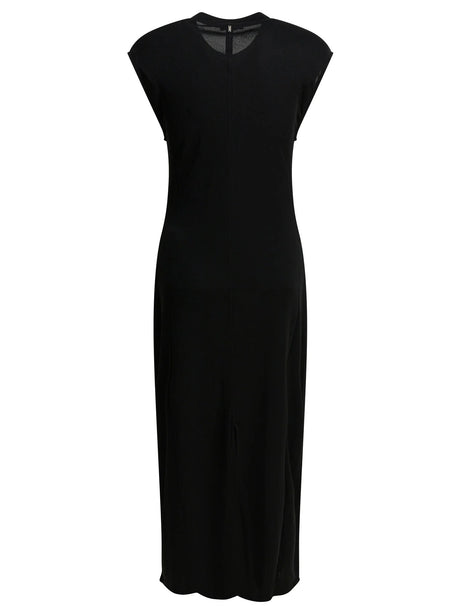 Ami Paris Long sheath dress - Black