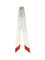 Valentino Garavani Twill Little Stars Starry Scarf in silk - Vaniglia-Black-Red/Vaniglia