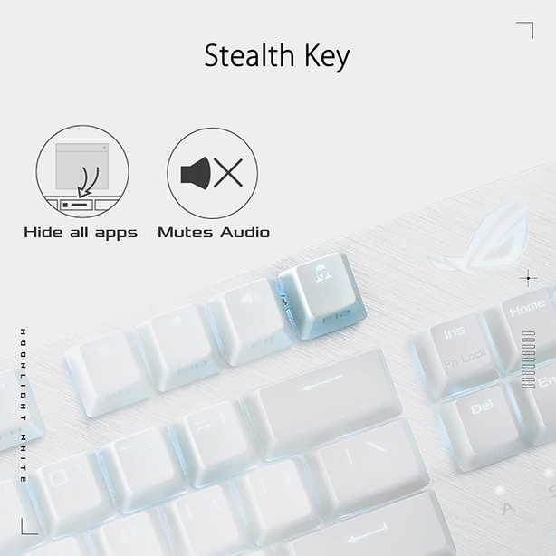 Asus ROG Strix Scope Wired Tenkeyless Gaming Keyboard NX Moonlight