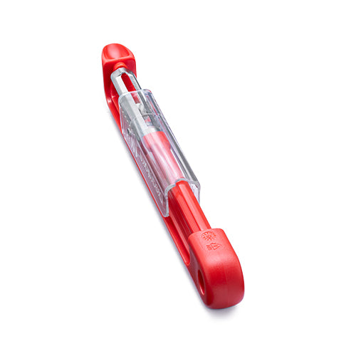 Dreamfarm Nylon Peeler With Sharpener Red