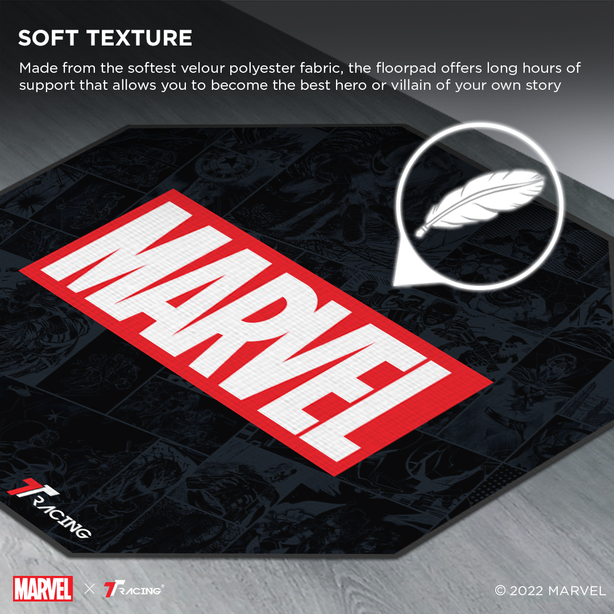 TTRacing Guardian Gaming Floorpad - Marvel Edition