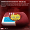 TTRacing XL Memory Foam Lumbar Pillow with Cooltec Gel - Ironman Edition