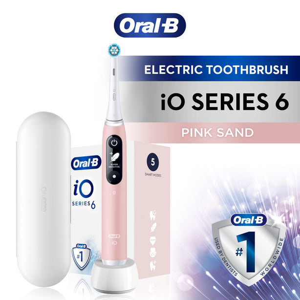 Oral-B iO Series 6 Electric Toothbrush with Micro-Vibration Bluetooth A.I Interactive Display