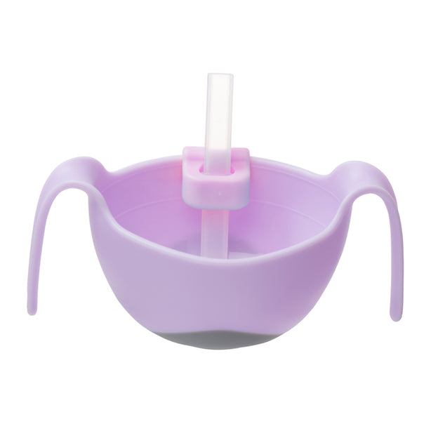 B.box Bowl and Straw (Boysenberry)