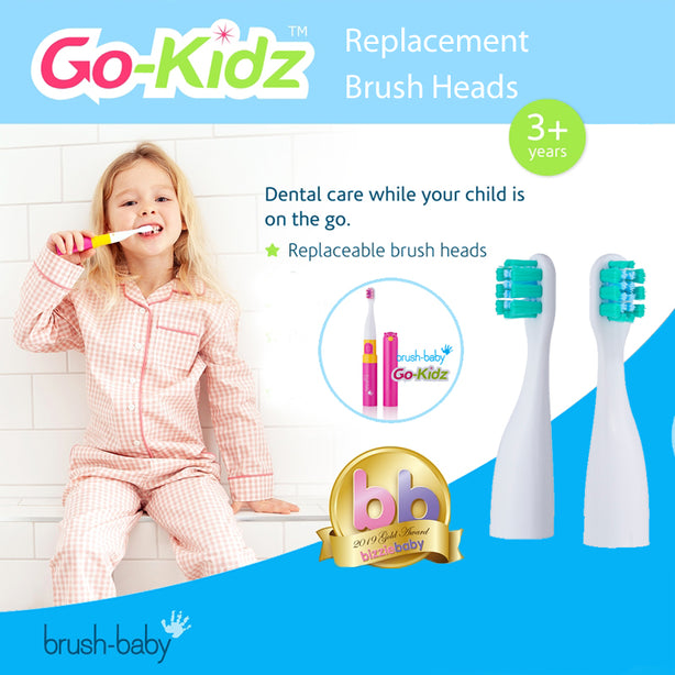 Brush-baby Go Kidz - Replacement Brush Heads (2pcs)