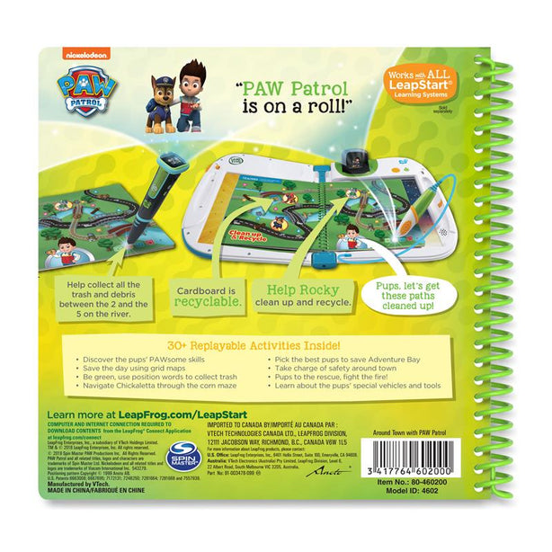 LeapFrog LeapStart 3D Book - Paw Patrol, Around Town With Paw Patrol
