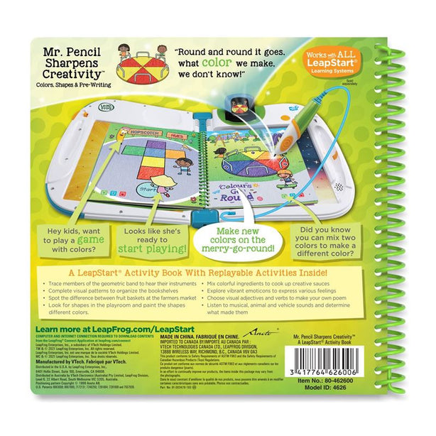 LeapFrog LeapStart Book - Mr Pencil Sharpens Creativity