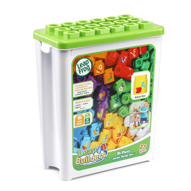 LeapFrog LeapBuilders - 81-Piece Jumbo Block Box