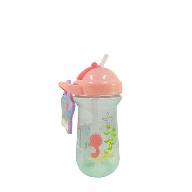 The First Years Flip Top Straw Cup 10oz - Pink