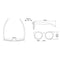 Real Shades Screen Shades (2yrs+) Chill Matte Dusty Rose with Pouch