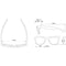 Real Shades Screen Shades (7yrs+) Surf Shiny Black with Pouch
