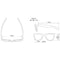 Real Shades Screen Shades (2yrs+) Surf Neon Pink with Pouch