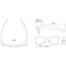 Real Shades Screen Shades (7yrs+) Surf Shiny Blue with Pouch