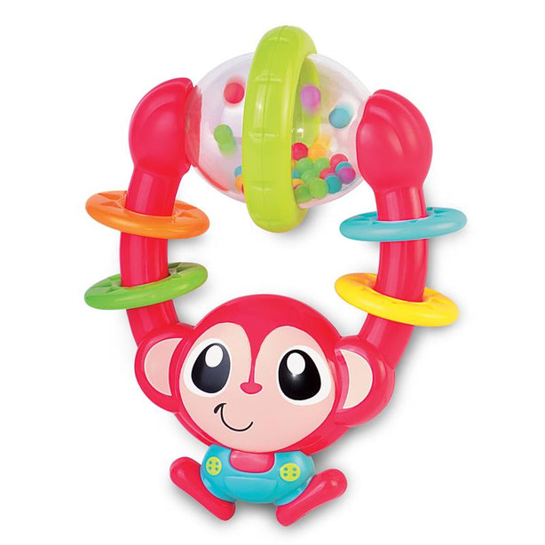 Hap-P-Kid Little Learner Spin & Rattle - Monkey