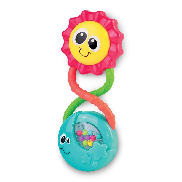Hap-P-Kid Little Learner Baby Shake Rattle - Sun