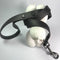 LEASh Pet Leash Biothane - Matte Black Black Hardware