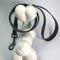 LEASh Pet Leash Biothane - Matte Black Black Hardware