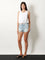 Loewe Paula's Ibiza-Blue denim bermuda shorts with frayed edges - Washed Blue